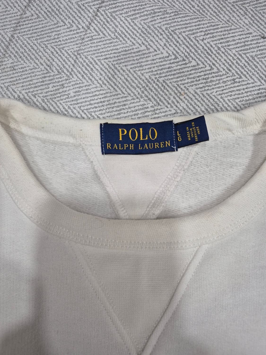 폴로 랄프로렌 화이트 맨투맨 티셔츠 남성 100사이즈 상품이미지4