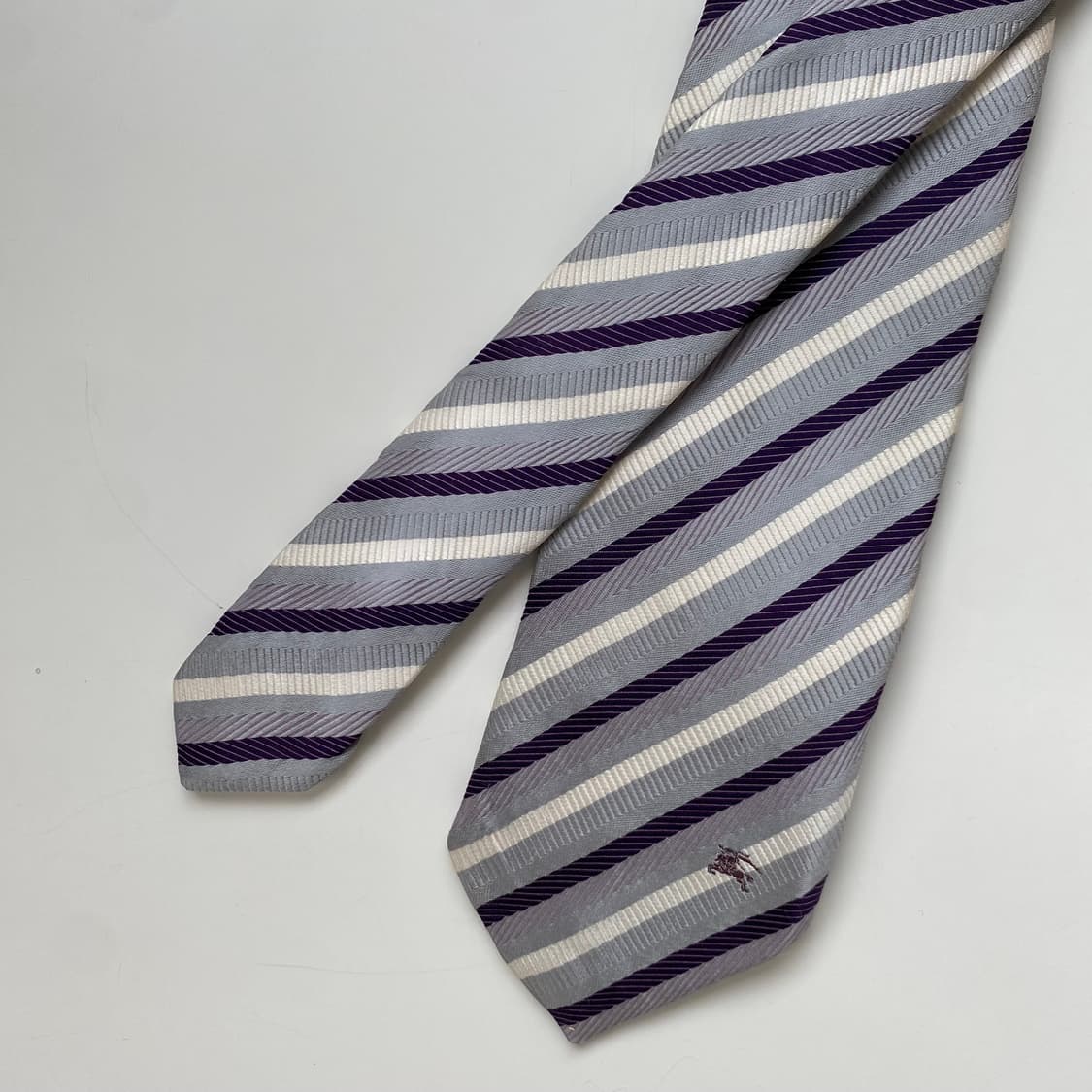 버버리 심플로고 정품 명품 넥타이 (Burberrys) 7.7cm 상품이미지1