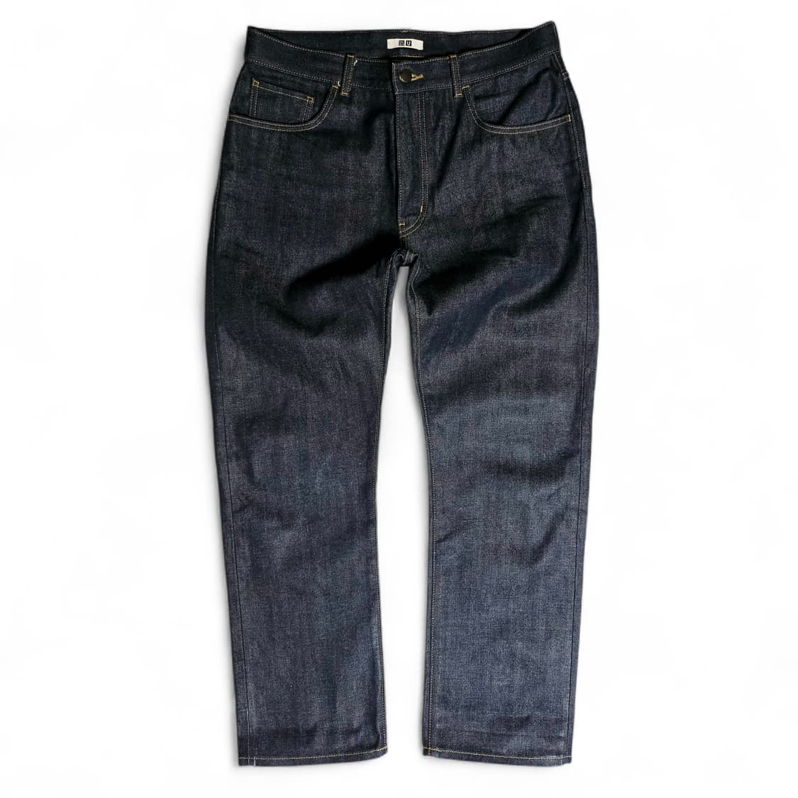 [33][유니클로 U] 르메르 셀비지 레귤러 피트 진 상품이미지1