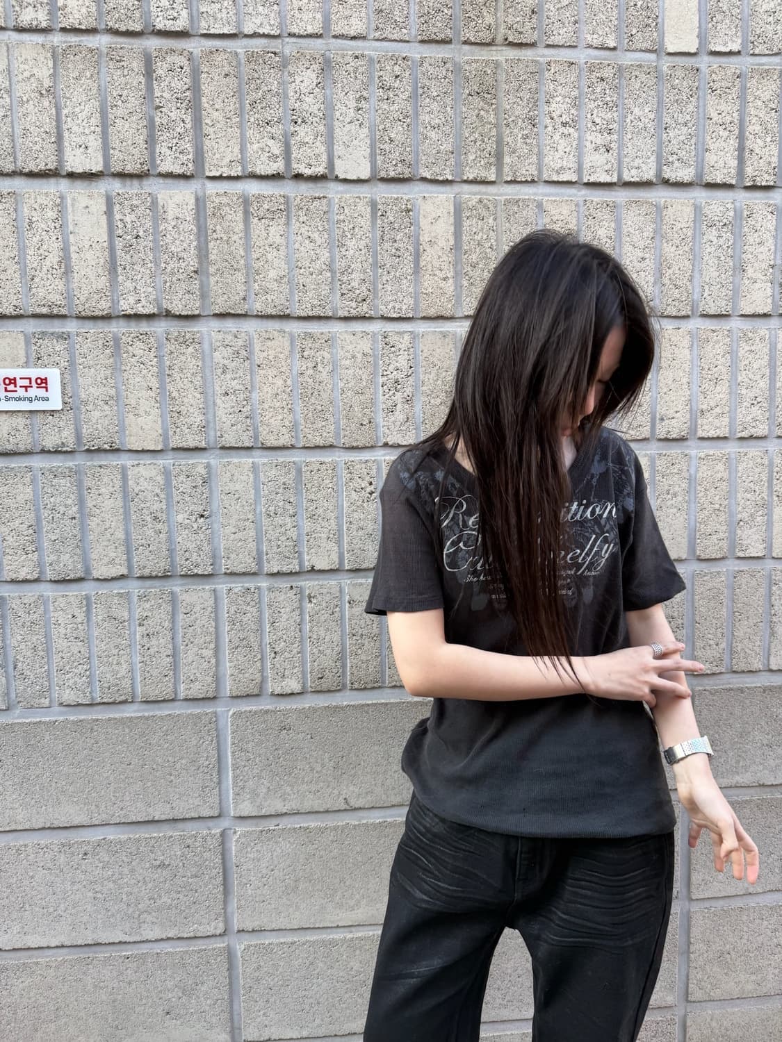 페더 아트워크 반팔 티셔츠 상품이미지6