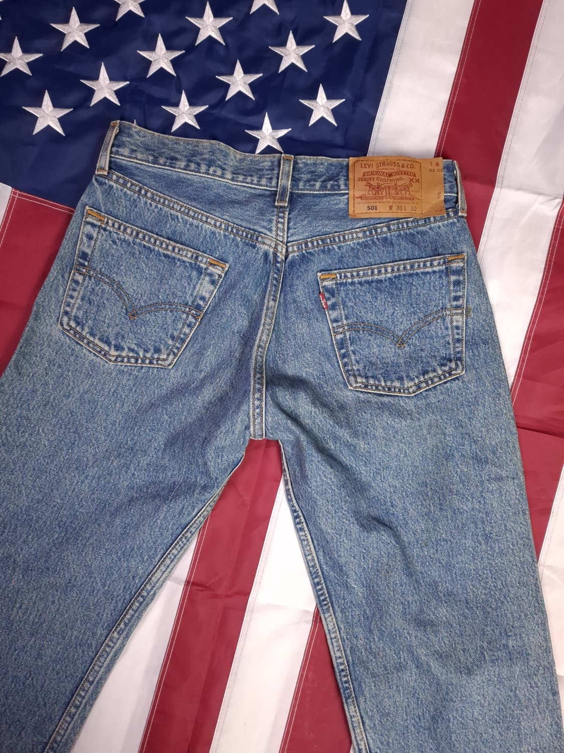 오리지날 00's 미국제조 리바이스 501 데님진 상품이미지3