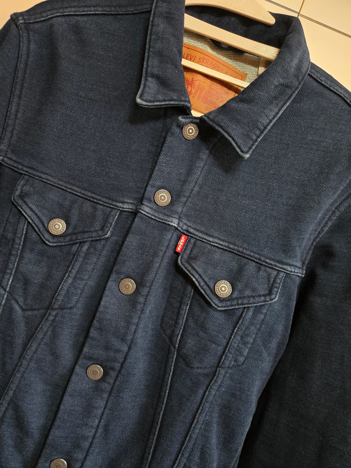 리바이스 여성 코튼 진청 트러커 자켓 상품이미지2