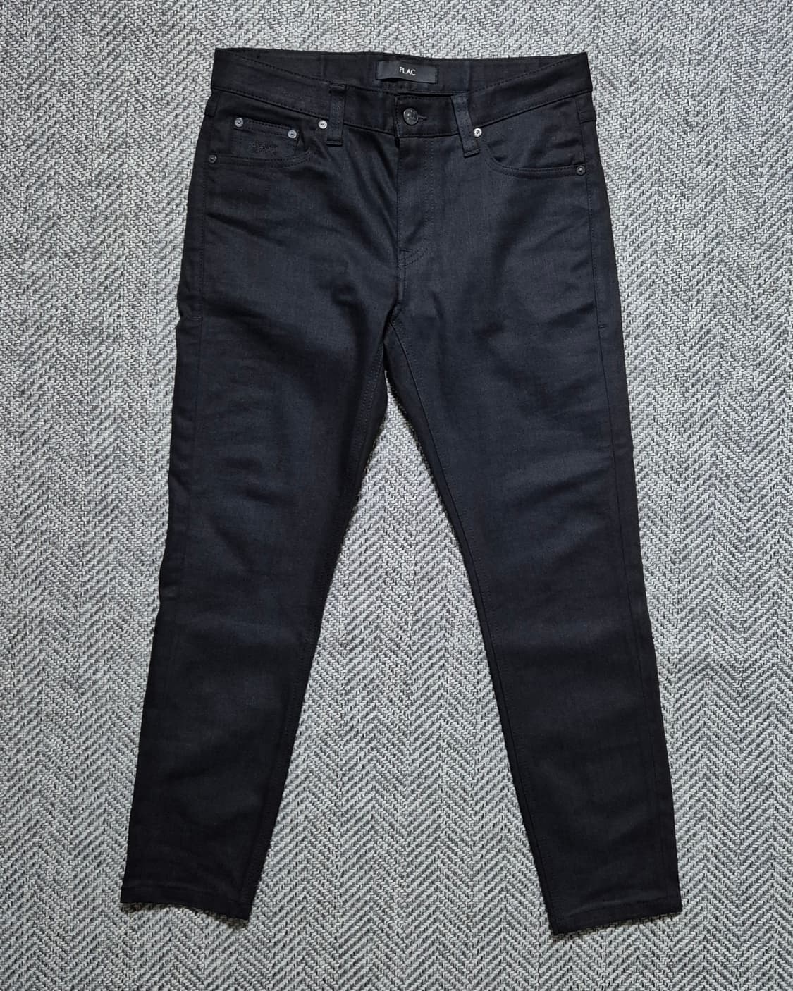 PLAC 스키니진 커츠 B14 블랙 로우 31사이즈 상품이미지2