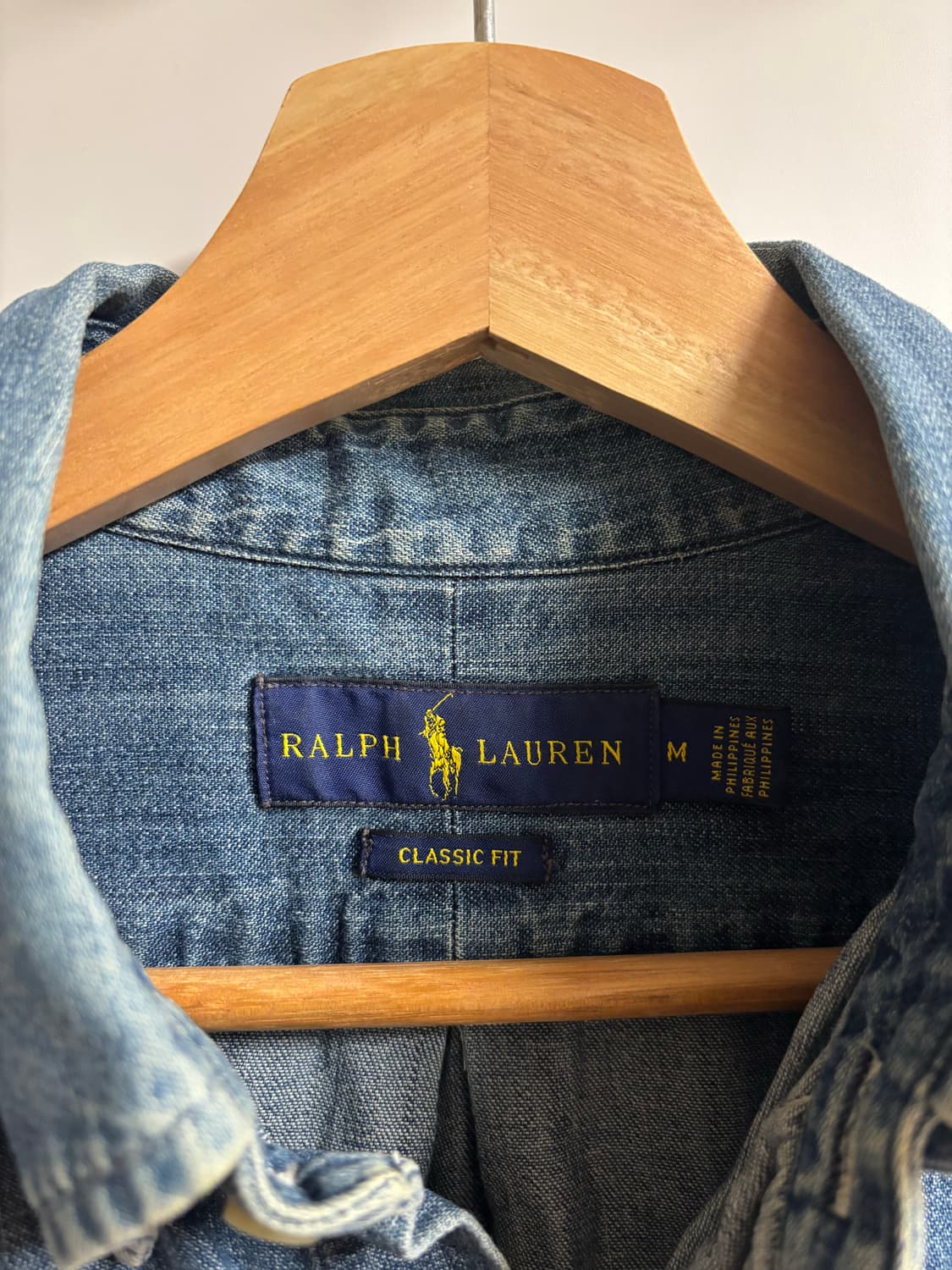 [M] 폴로랄프로렌 클래식핏 데님셔츠 상품이미지4