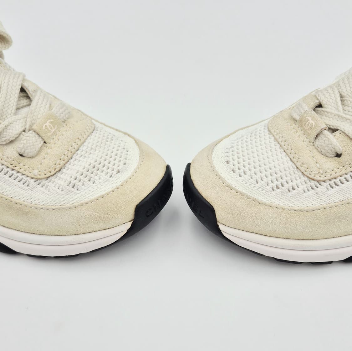 샤넬 니트 스웨이드 스니커즈 G38750 상품이미지5