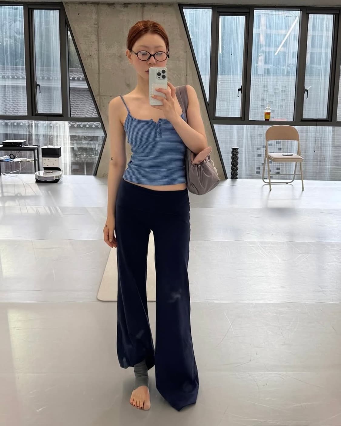 (공홈정품) 뉴발란스 글로시 리본 더플백 프레클 상품이미지2