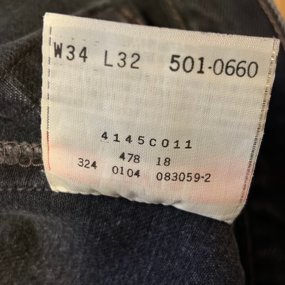 00s 미국 빈티지 리바이스 501 블랙진 청바지 상품이미지9
