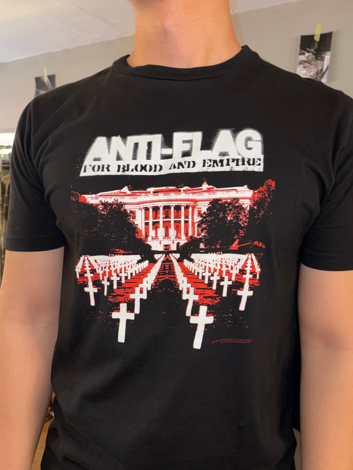 00’s Anti-flag for blood and empire T-sh 상품이미지4