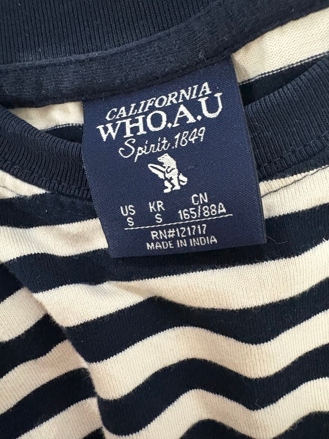 WHO.A.U 스트라이프 롱슬리브 S 상품이미지3