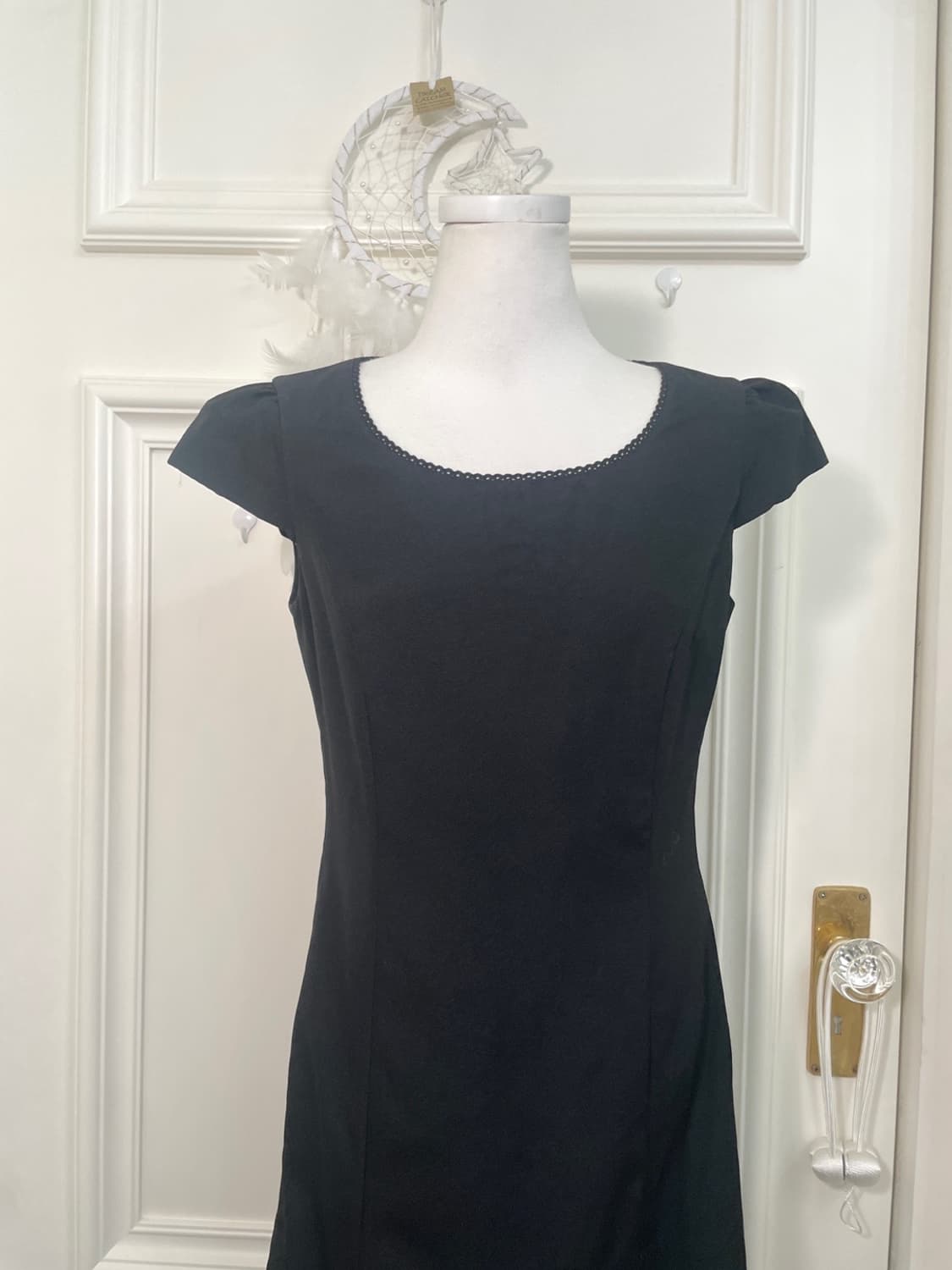 black princess line puff sleeve ruffle p 상품이미지5