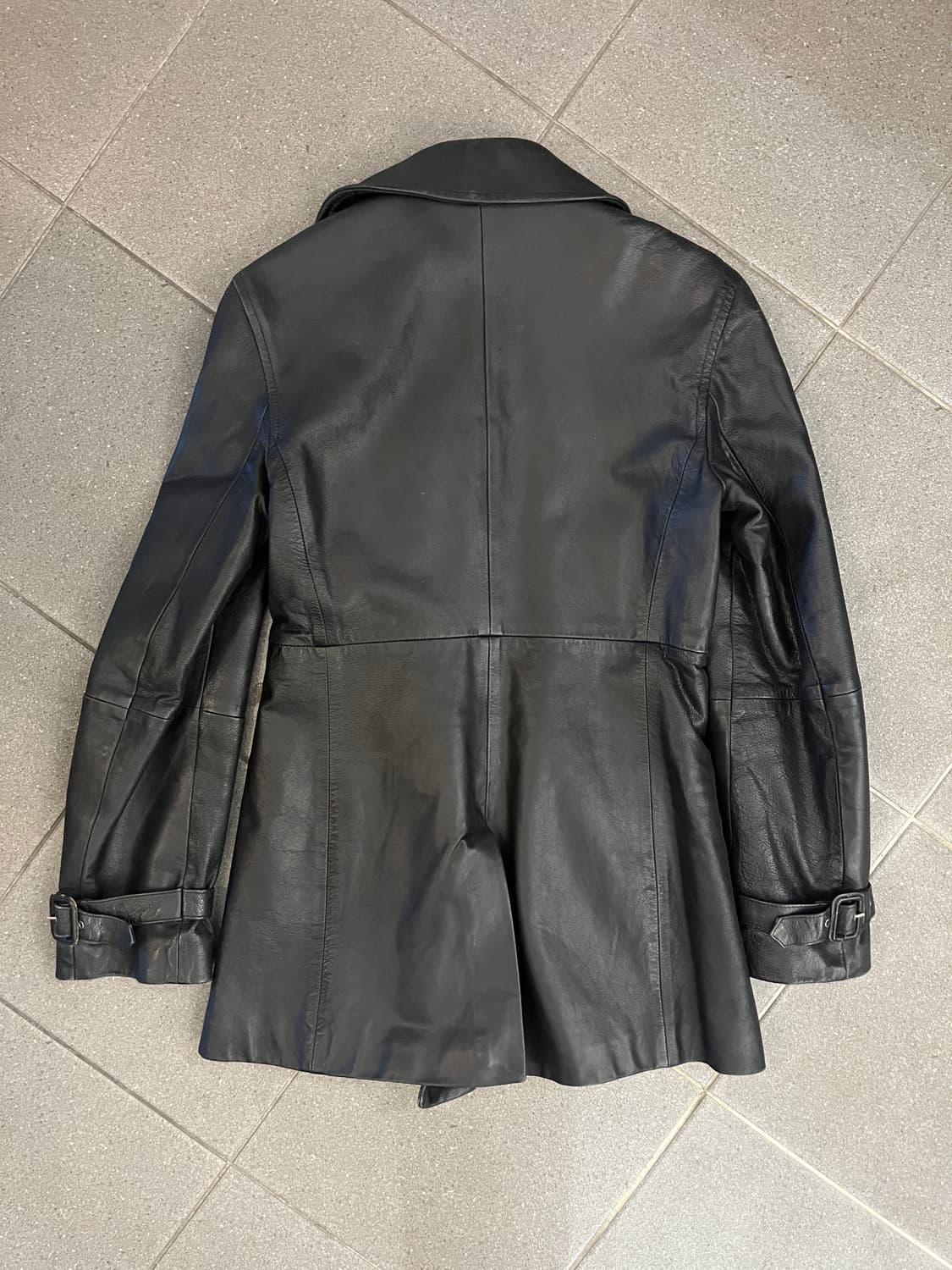 90s 엠포리오 아르마니 고트스킨 레더자켓 상품이미지5