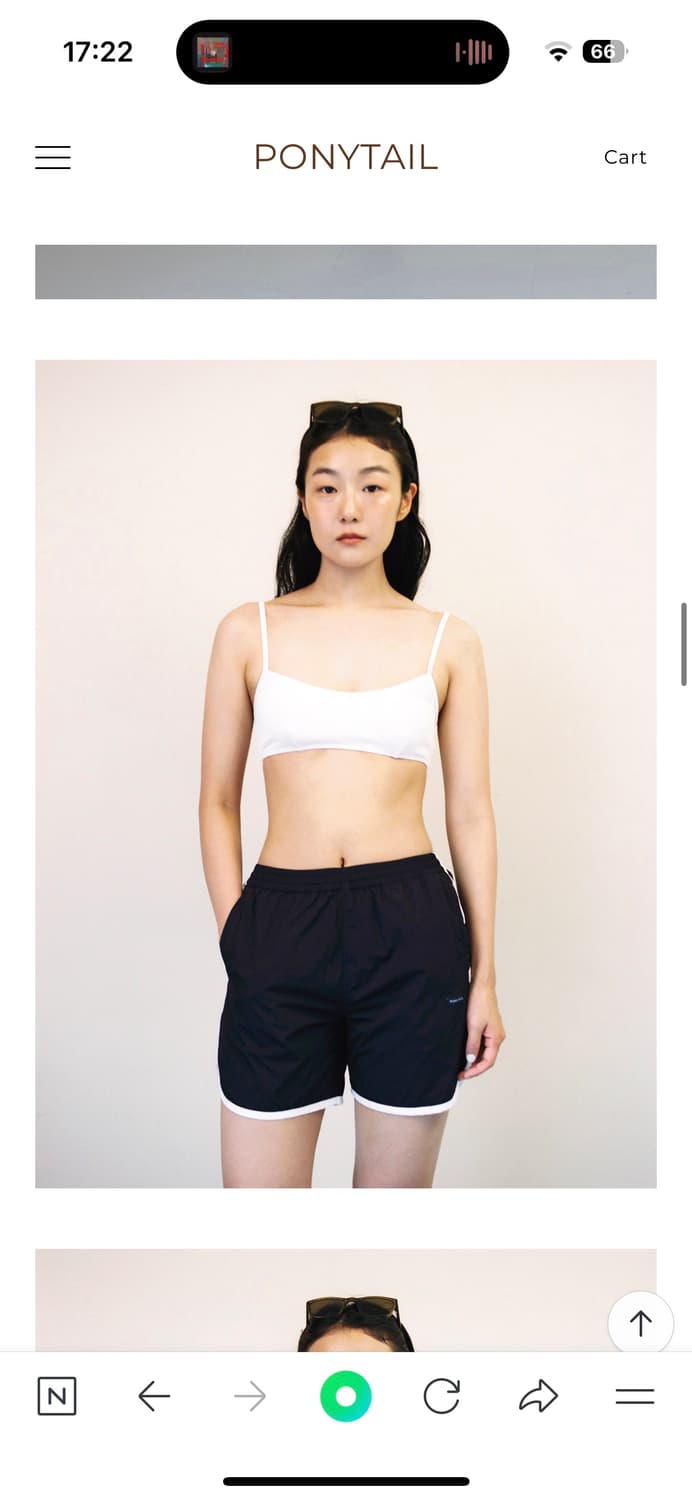 포니테일 나일론 팬츠 상품이미지3