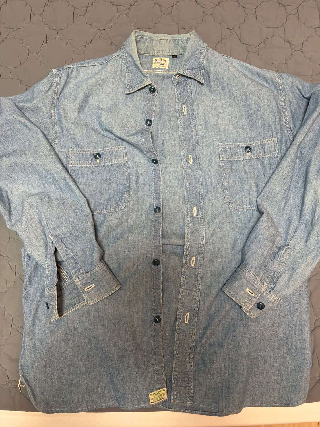 오어슬로우 샴브레이 셔츠 4 사이즈 상품이미지1