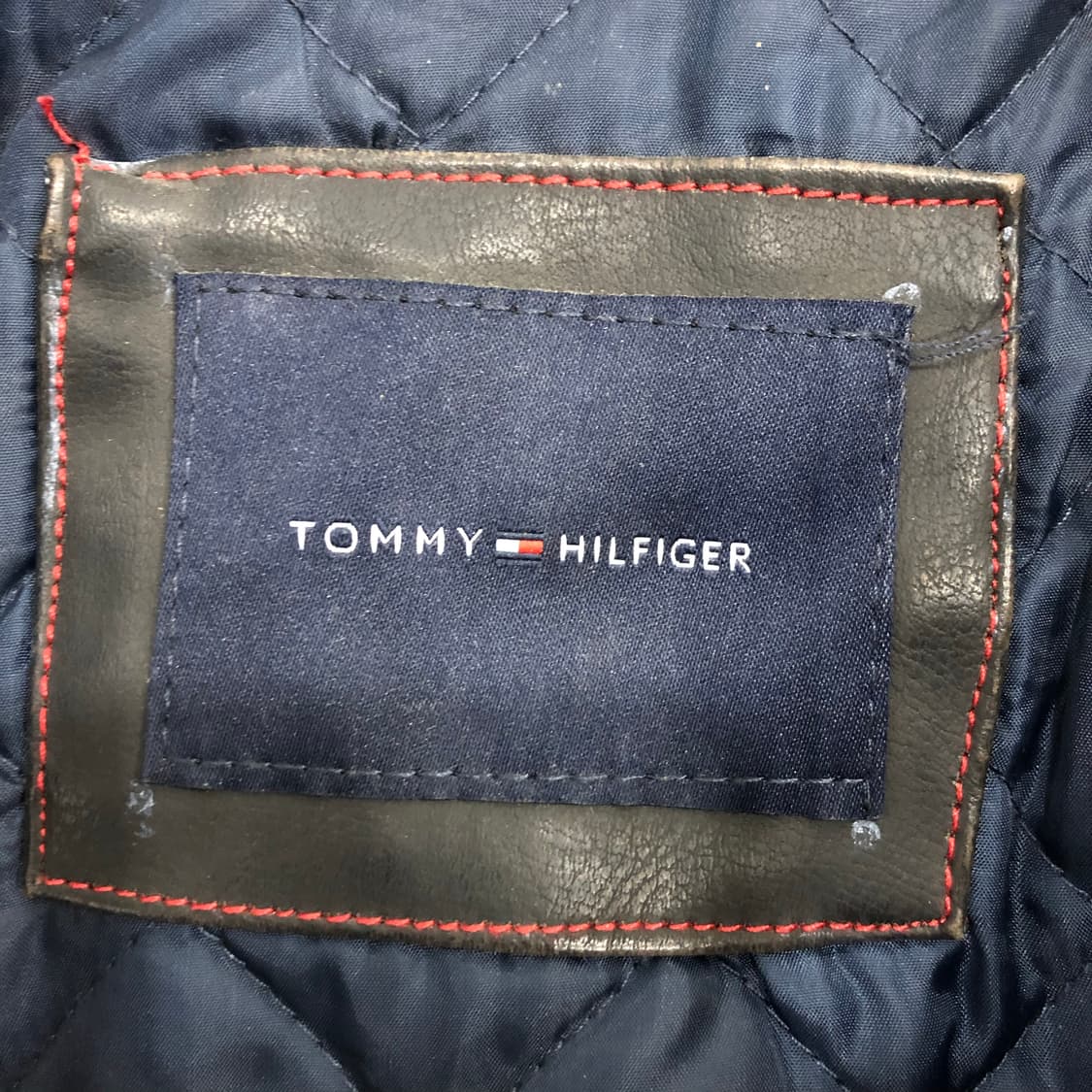 타미힐피거 레더 봄버 라이더 가죽 자켓 상품이미지4