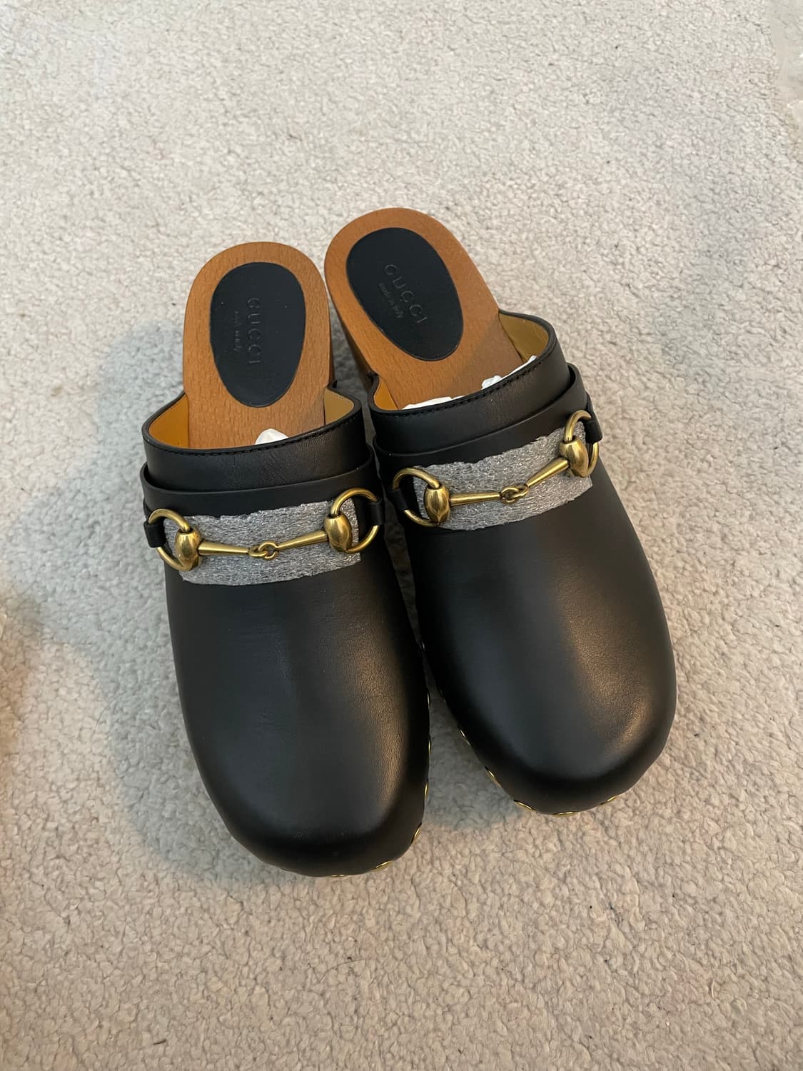 구찌 클로그 뮬 블랙 38.5(255) 새상품 상품이미지2