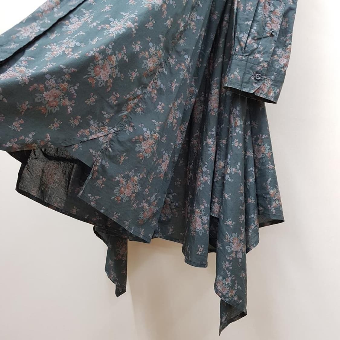이자벨마랑 에뚜왈 플로럴 프린트 코튼 셔츠 원피스 1사이즈 상품이미지4