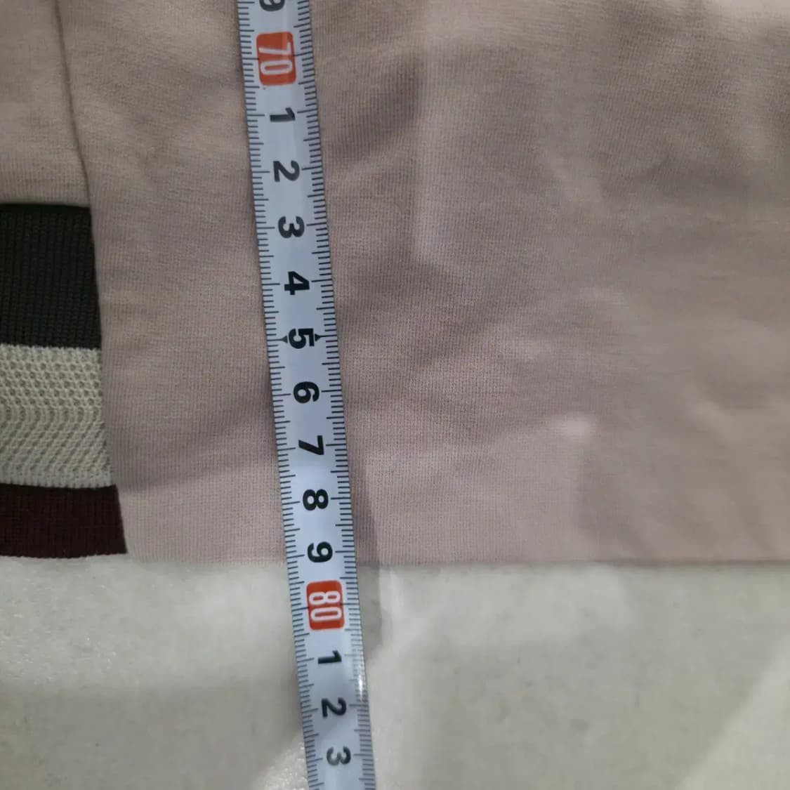 랑방 스포츠 베이지 배색 반팔 티셔츠 100 상품이미지7