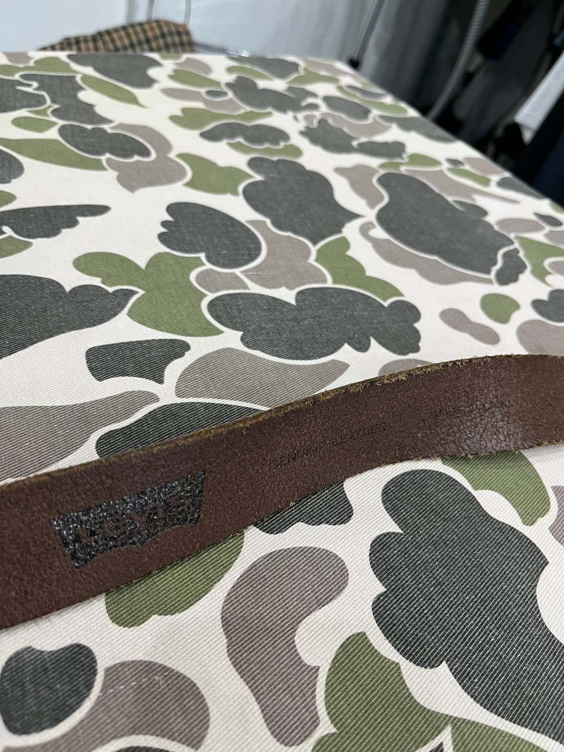 리바이스 에이징 레더 벨트  상품이미지7