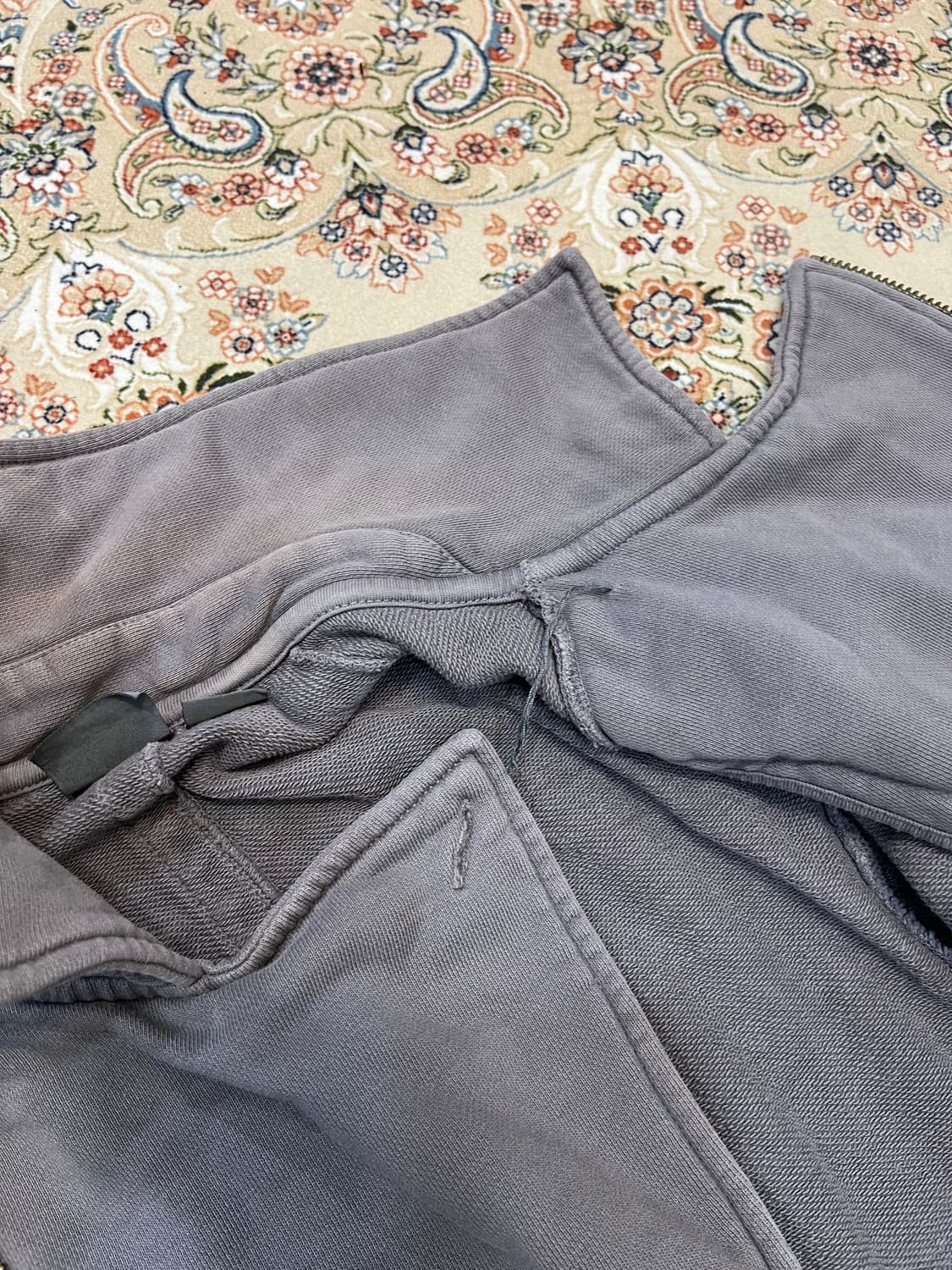 아르마니 익스체인지 비대칭 하이넥 코트 상품이미지7