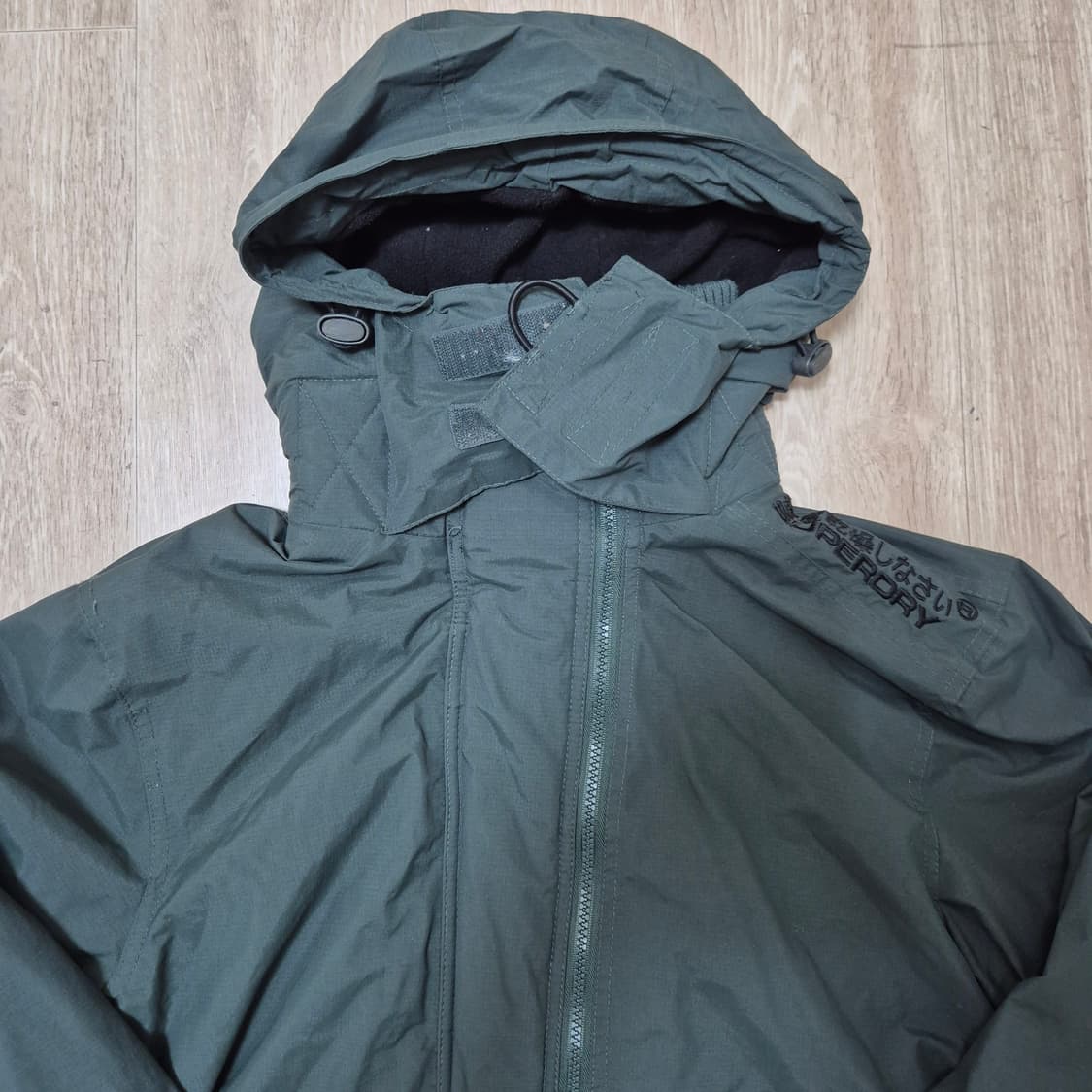 슈퍼드라이 재팬 윈드치터 봄버 기모 바람막이 후드자켓 상품이미지2