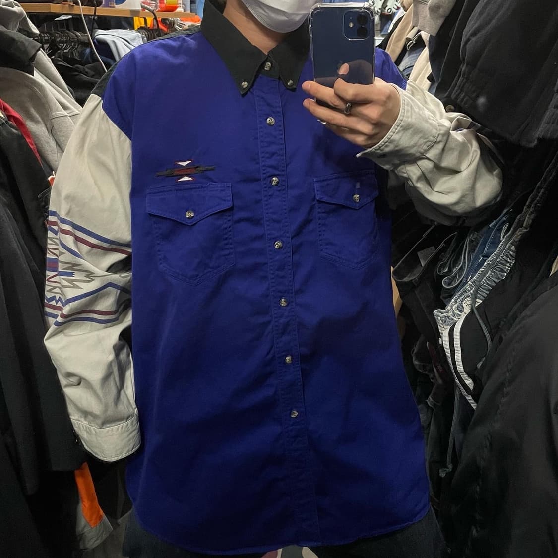 Express rider 투포켓 나바호 셔츠 상품이미지1