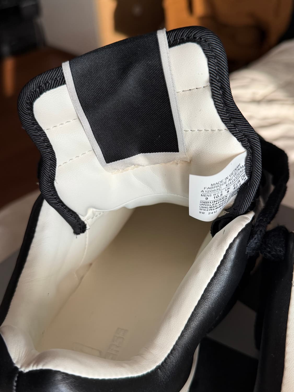 컨버스 릭오웬스 다크쉐도우 터보웨폰 로우 상품이미지3