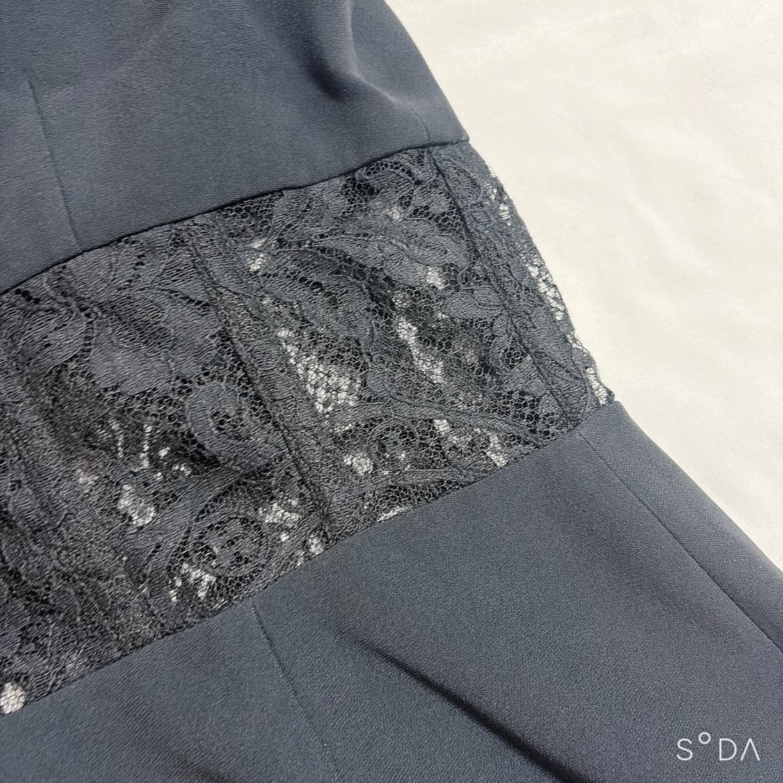 알렉산더맥퀸 블랙 레이스 포인트 나시 원피스 44 상품이미지7