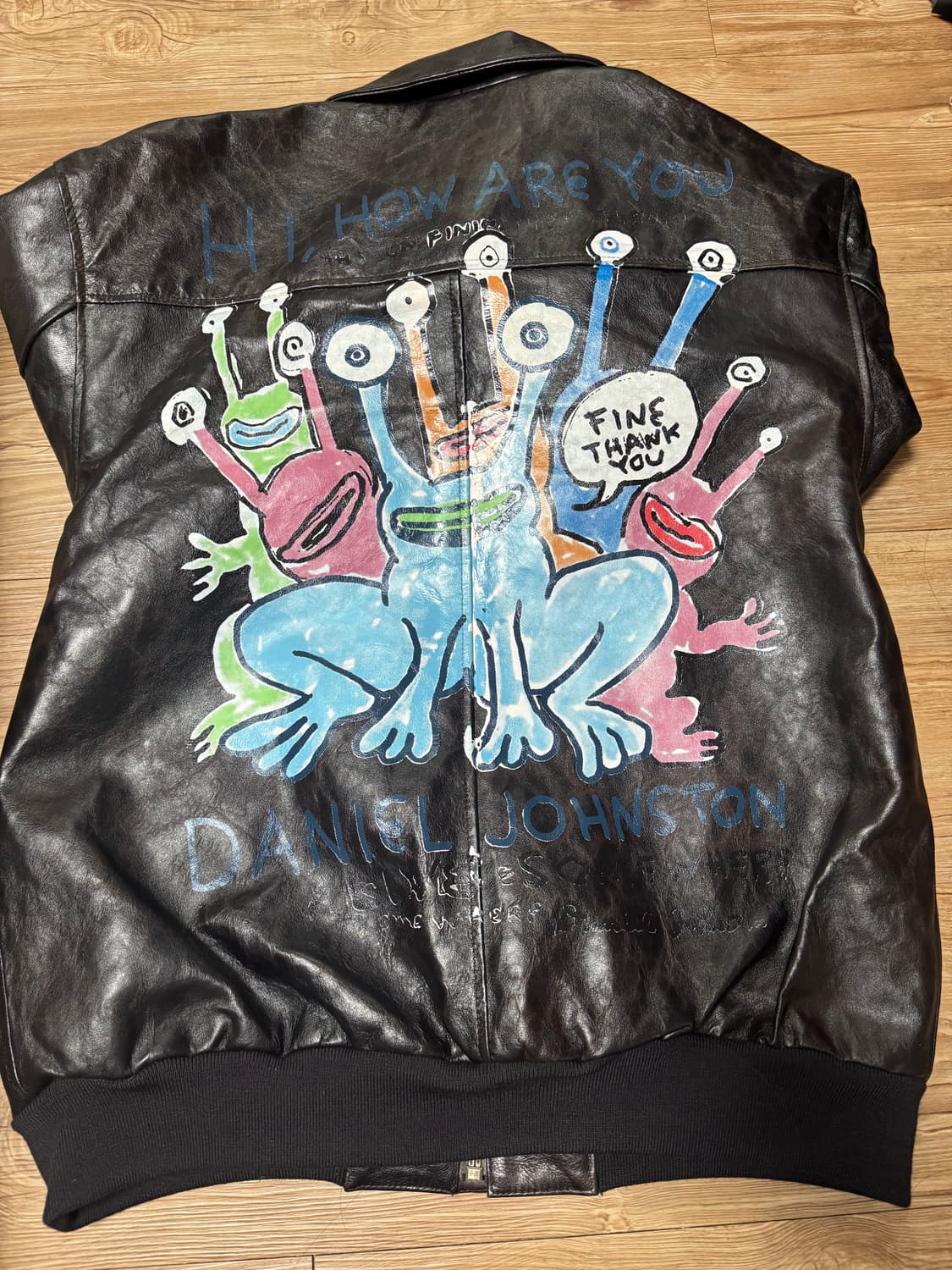 M)디스이즈네버댓 다니엘존스턴 레더 플라이트 자켓 상품이미지3