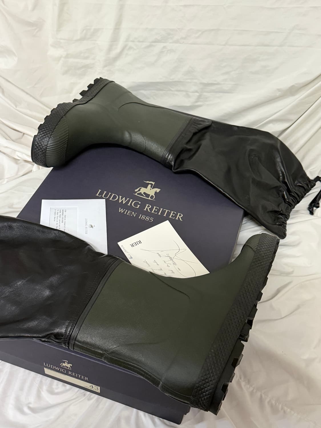 리에르 레더 탑 레인부츠 상품이미지1