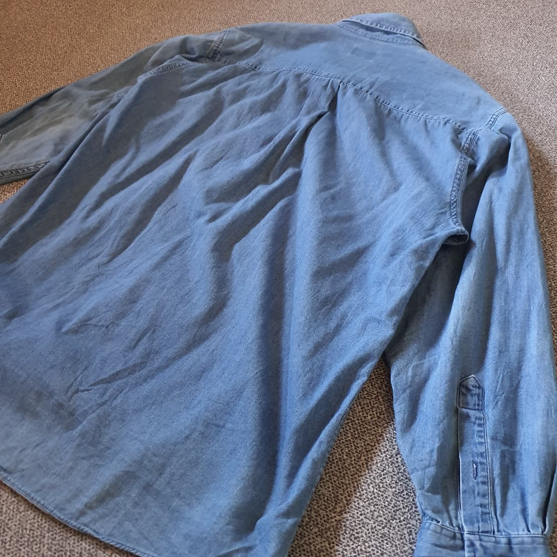 80s 이글 셔츠메이커스 샴브레이 셔츠 no.48 상품이미지7