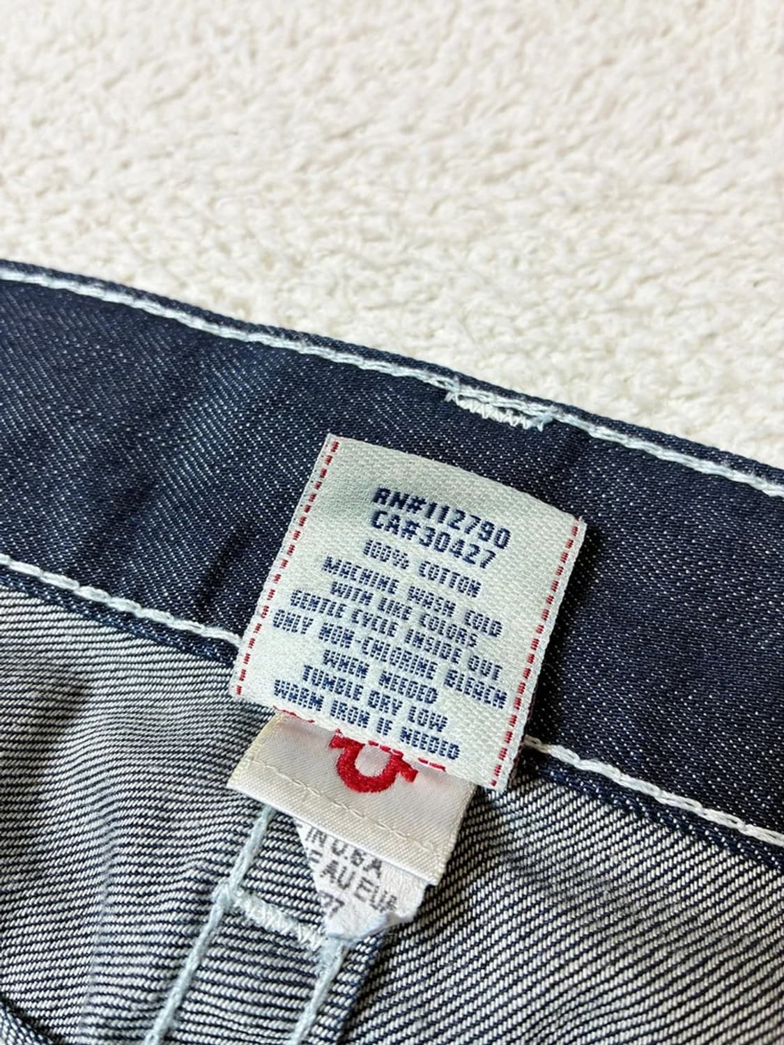 트루릴리젼 00s y2k USA 부츠컷 데님 팬츠 PN8012 상품이미지9