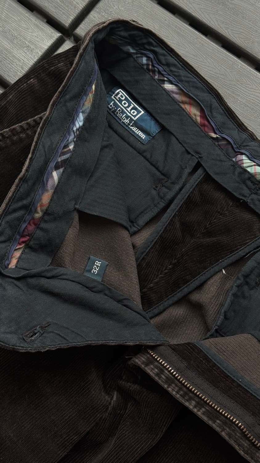 폴로랄프로렌 코듀로이 팬츠 32R 초콜릿 컬러 상품이미지3