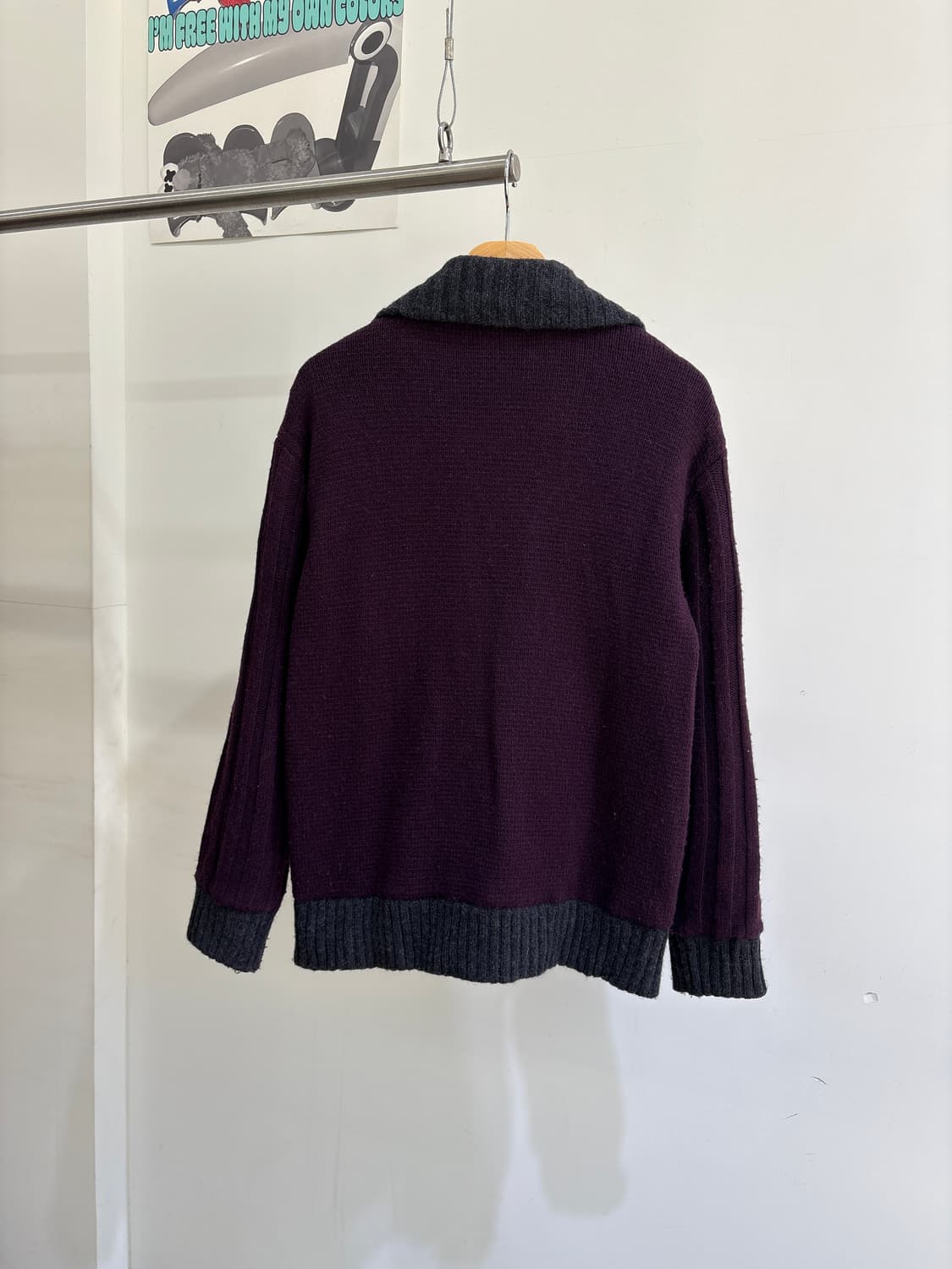 GOLDEN BEAR 니트집업 상품이미지5