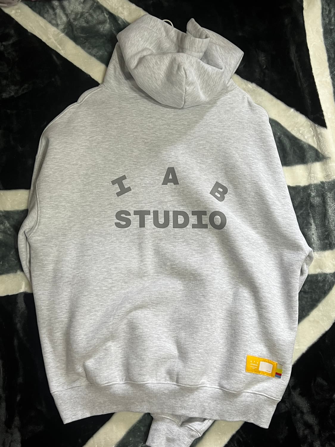 [XL]IAB 아이앱스튜디오 후드티 라이트 그레이 상품이미지2