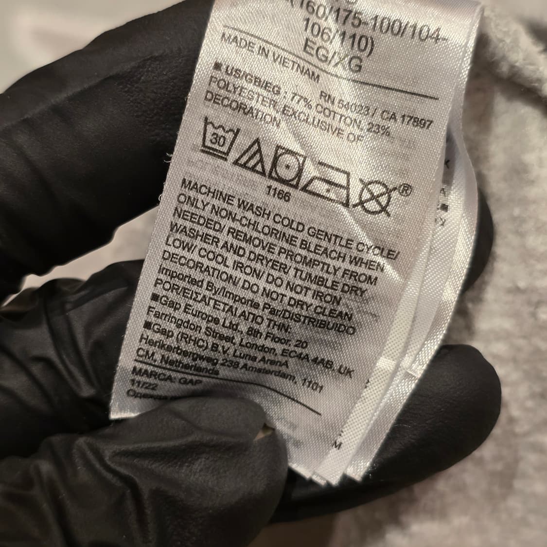 GAP 크롭 오버핏아치형 로고 크루넥 스웨트 셔츠 상품이미지5