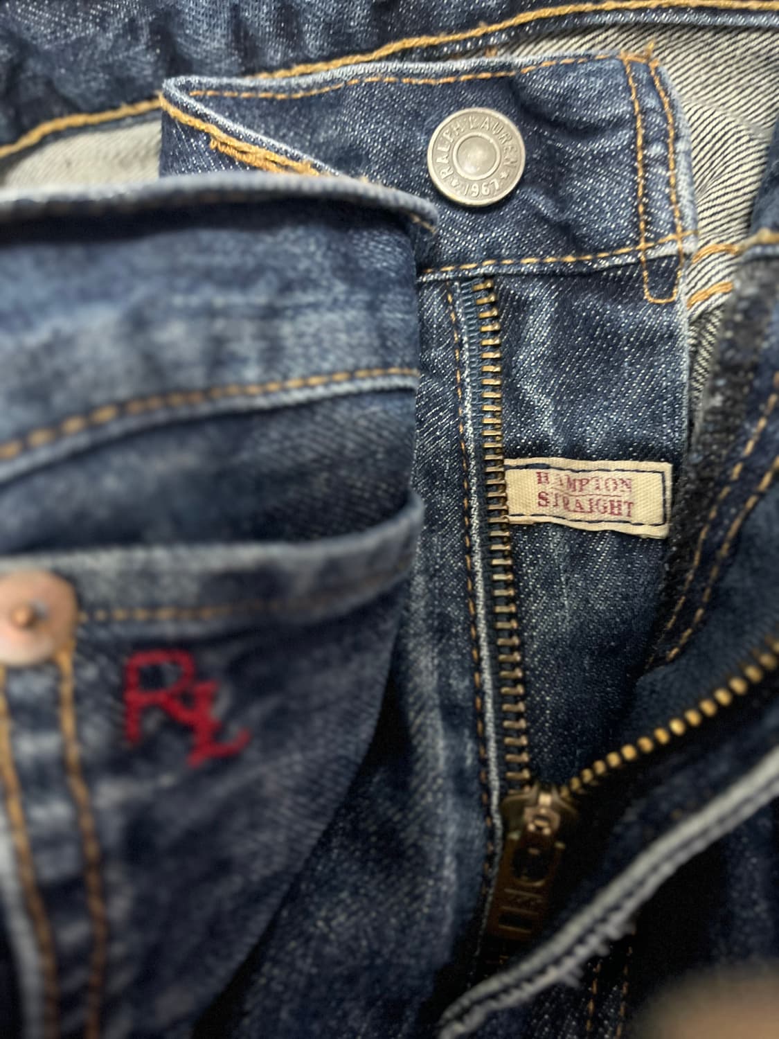 폴로 랄프로렌 햄튼 스트레이트핏 청바지 34/34 정품 상품이미지2