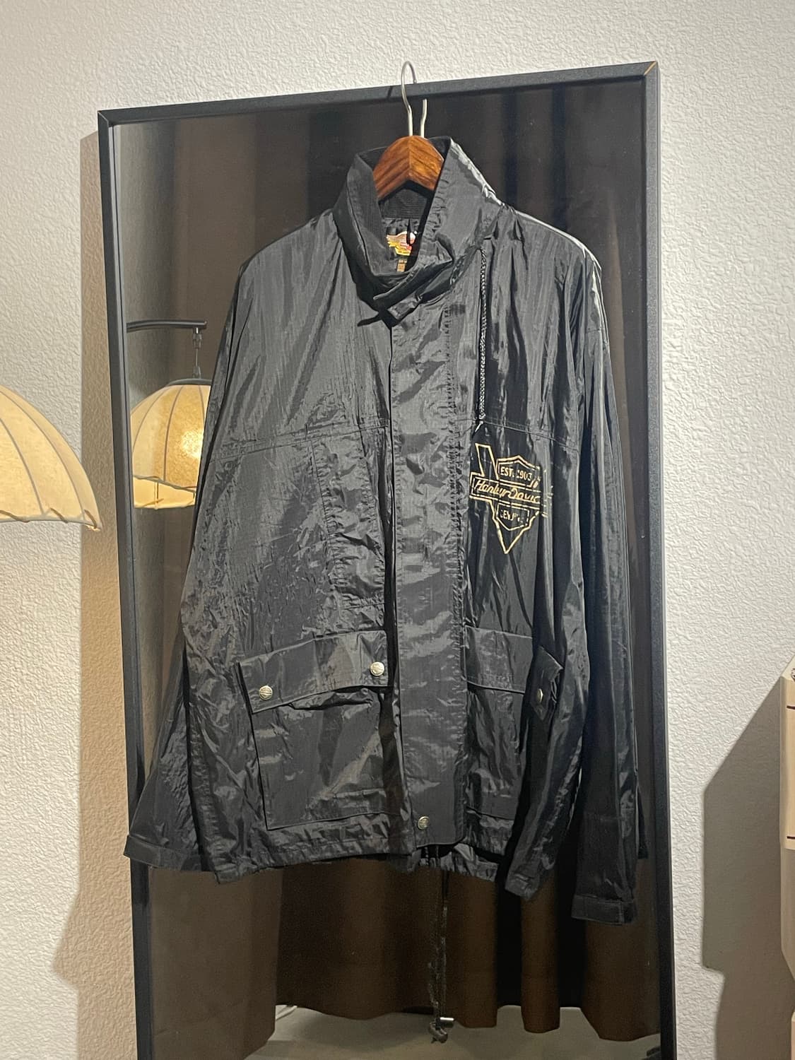 할리데이비슨 블랙 바람막이 L 상품이미지1