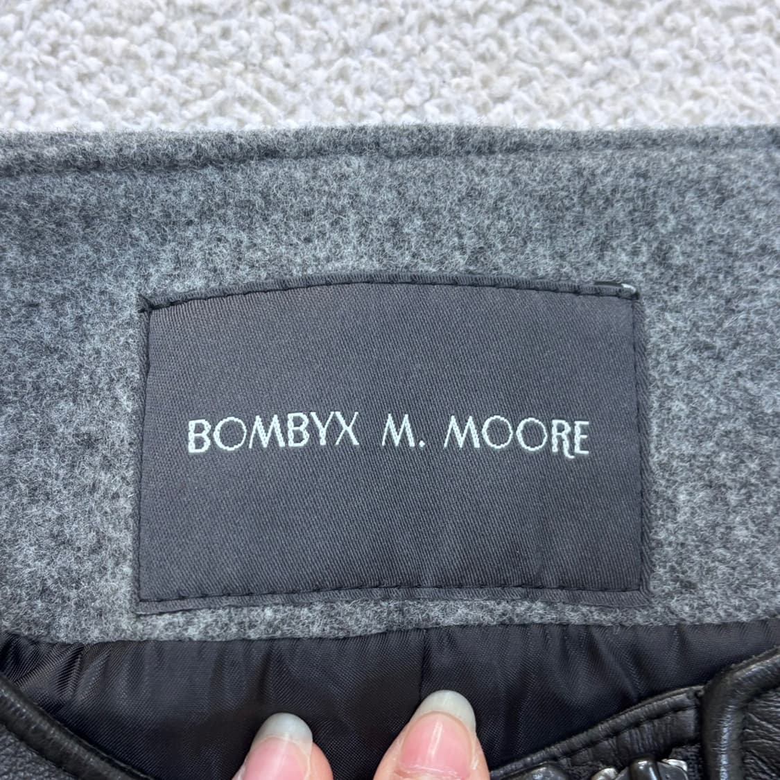 38 봄빅스엠무어 칼라리스 자켓 0403E 상품이미지3