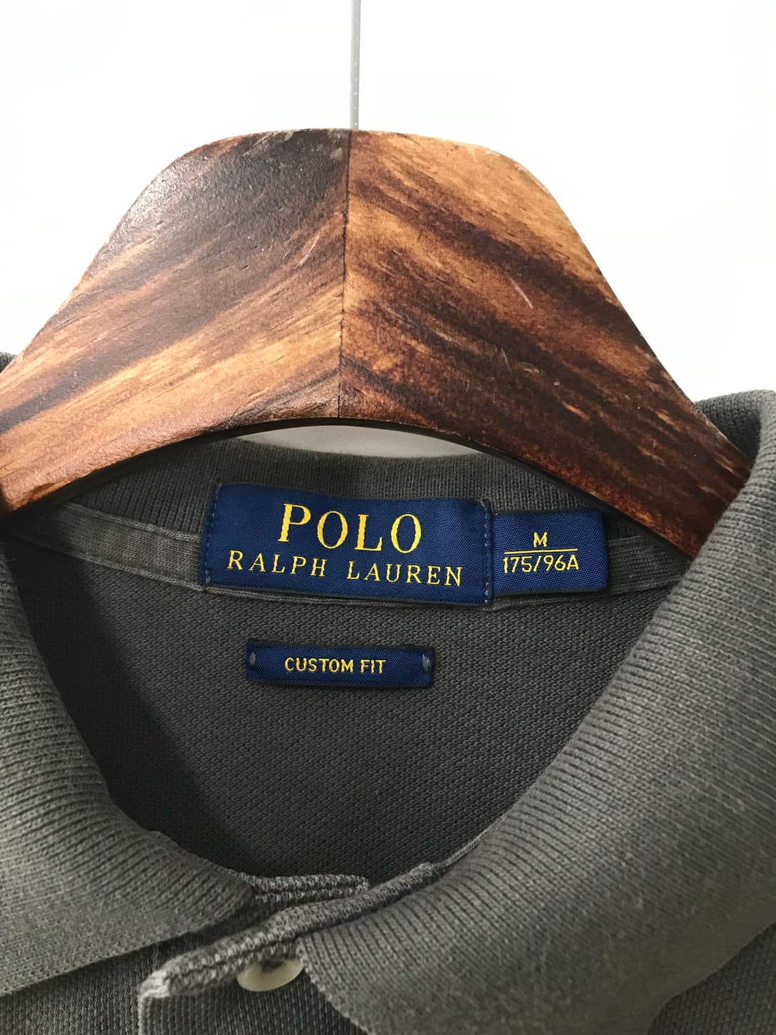 폴로 랄프로렌 신형 자수로고 차콜 피케 반팔 티셔츠 상품이미지5