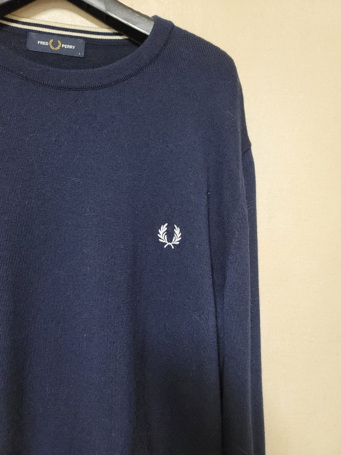 프레드페리 크루넥 니트 상품이미지3