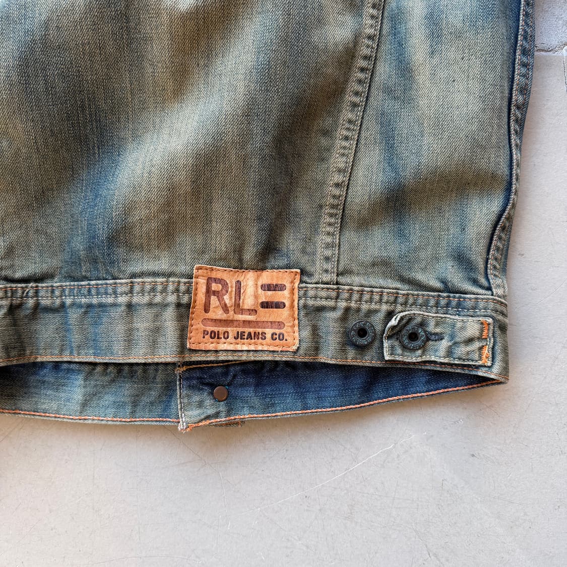 폴로 진스 페이드 웨스턴 데님 자켓 상품이미지6