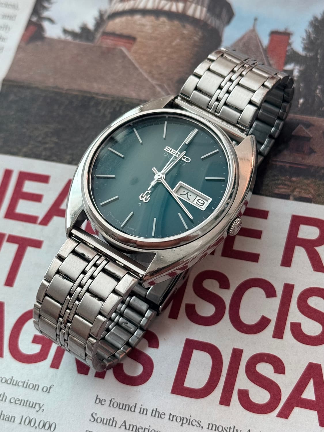  Seiko 세이코 쿼츠 딥블루 Day-Date 1976 상품이미지5