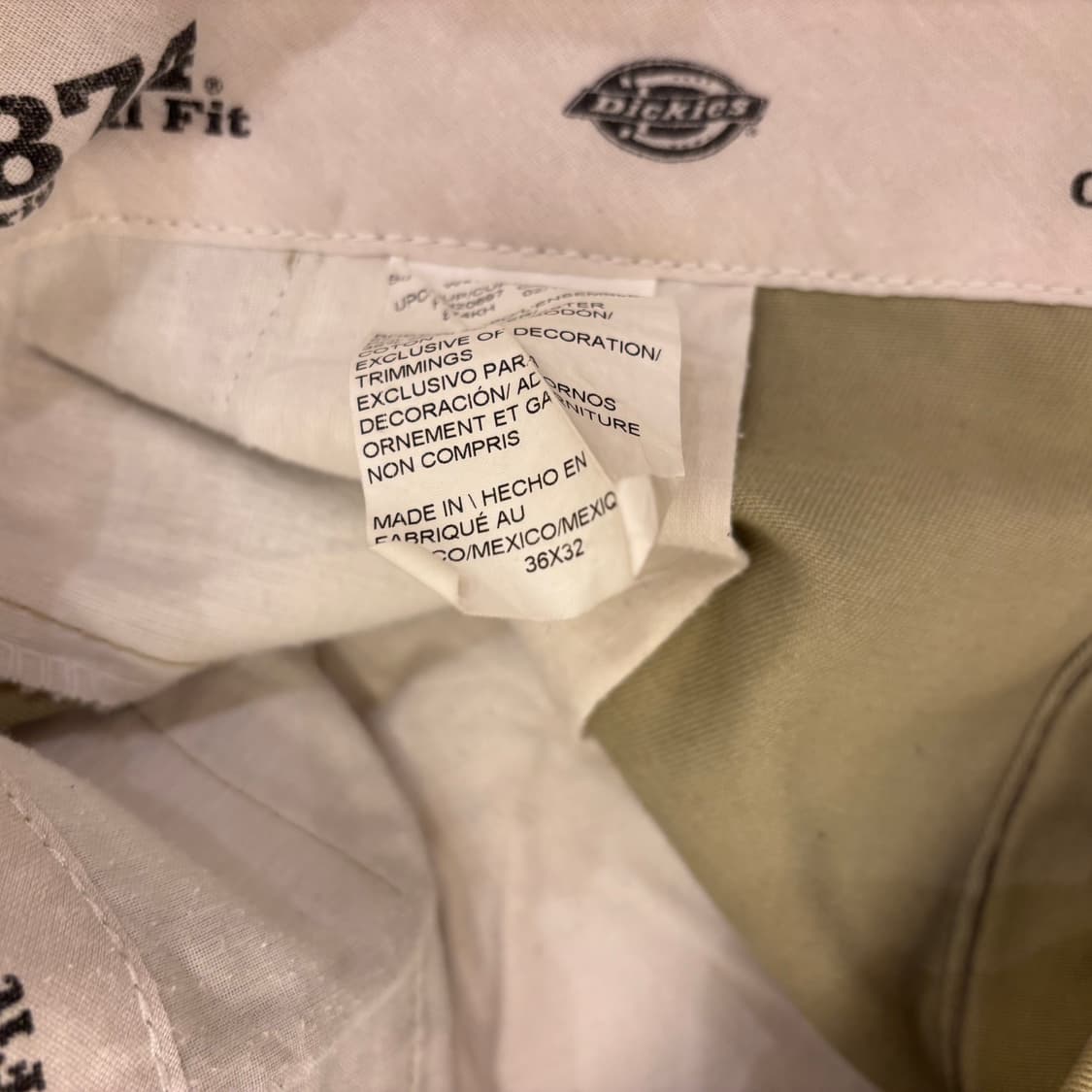 디키즈 874 베이지 치노 팬츠 상품이미지4