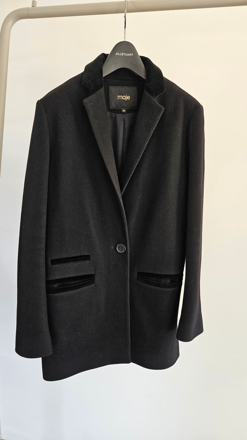 검정 모직 자켓 36 상품이미지3