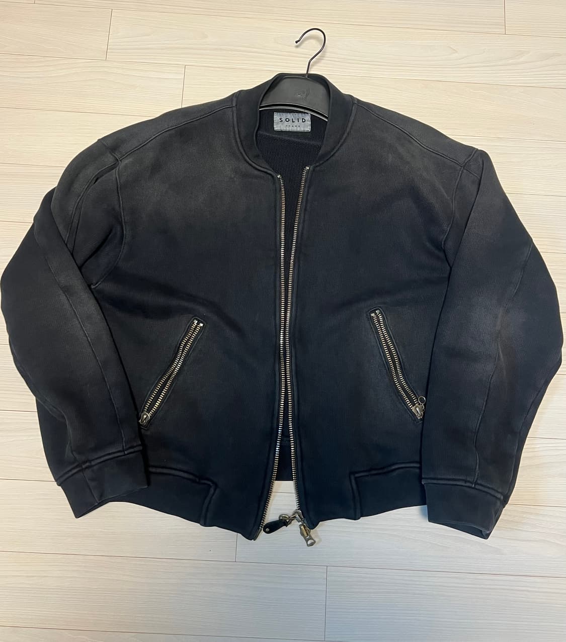 솔리드옴므 26ss 워싱 자켓 46 (L정도) 상품이미지1