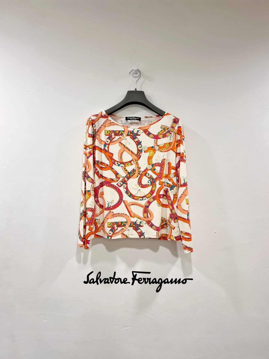 Salvatore Ferragamo 페라가모 긴팔 티셔츠 상품이미지1