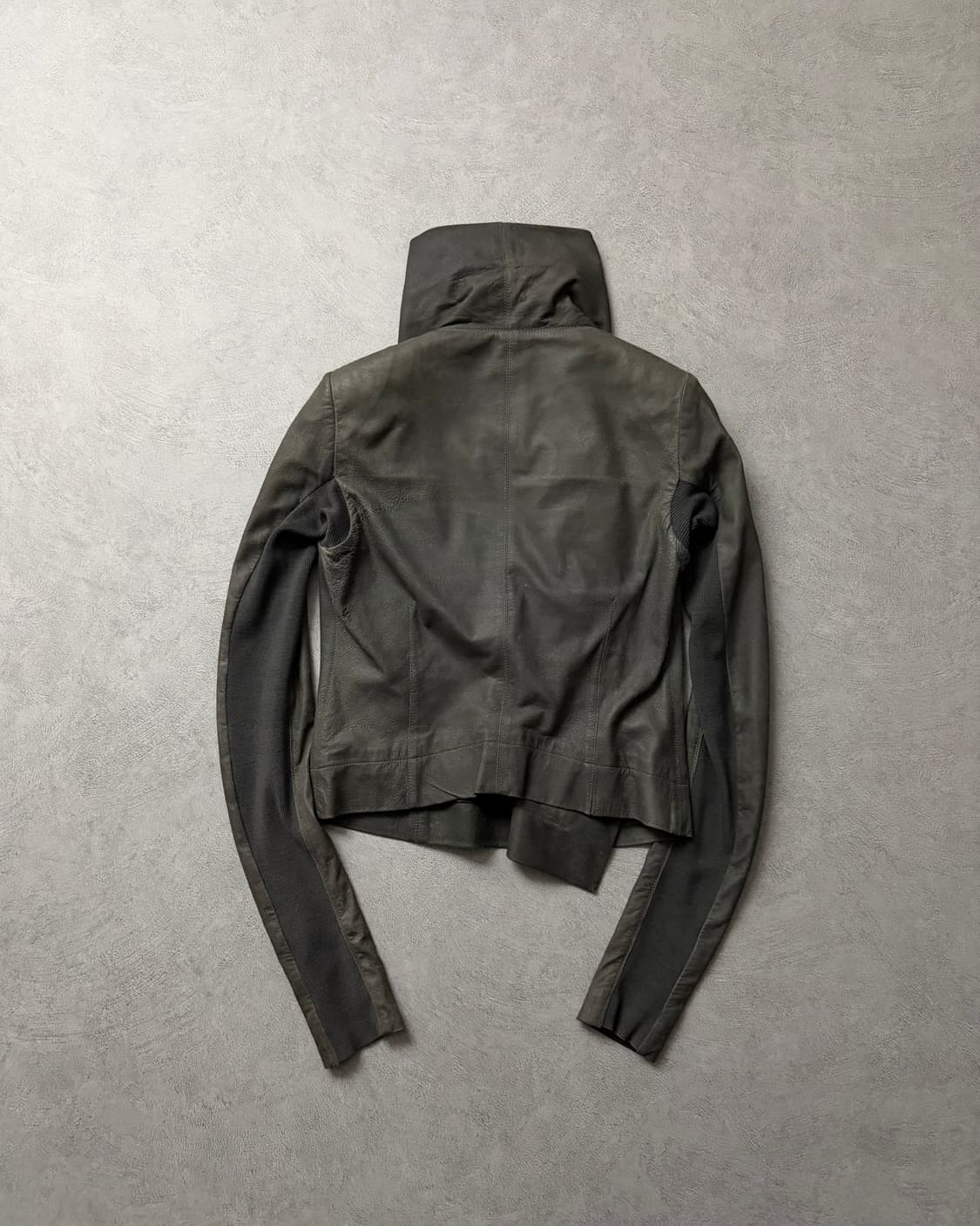 릭오웬스 하이넥 램스킨 자켓 상품이미지2