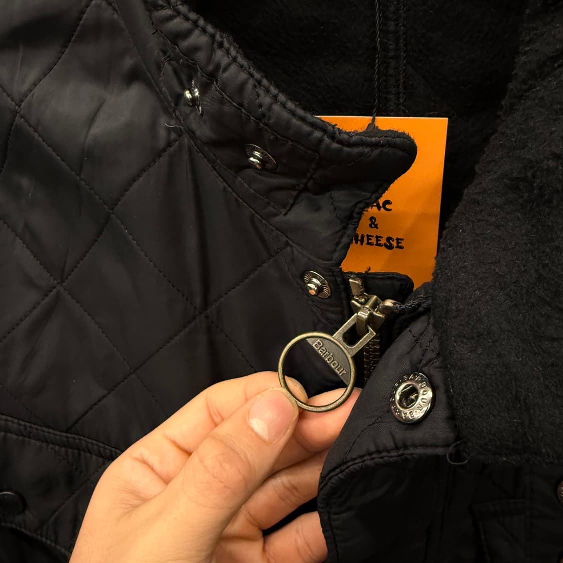 바버 인터네셔널 아리엘 폴라 퀼팅 자켓 상품이미지6