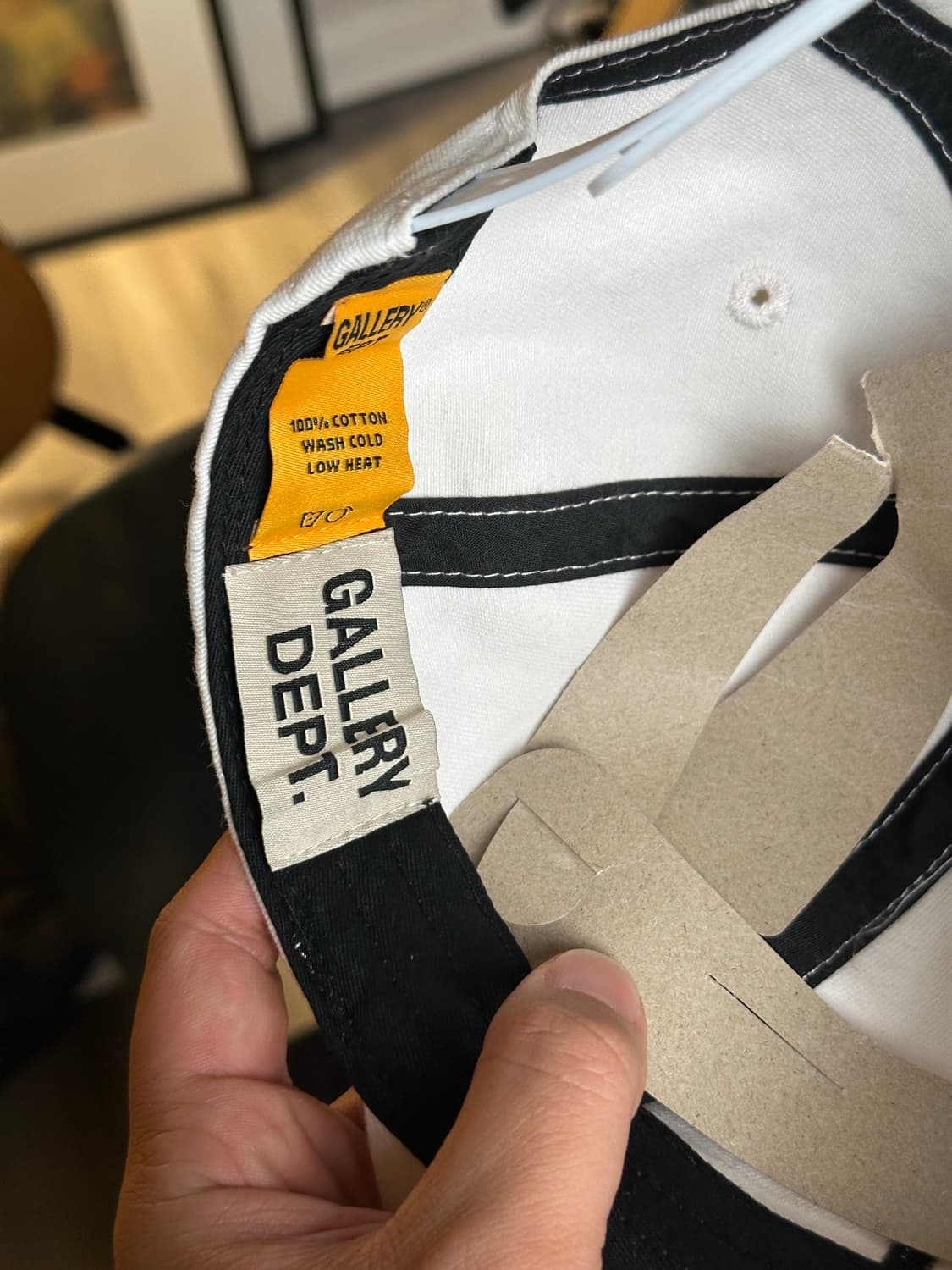 Gallery Dept 갤뎁 로고 햇 화이트 상품이미지2