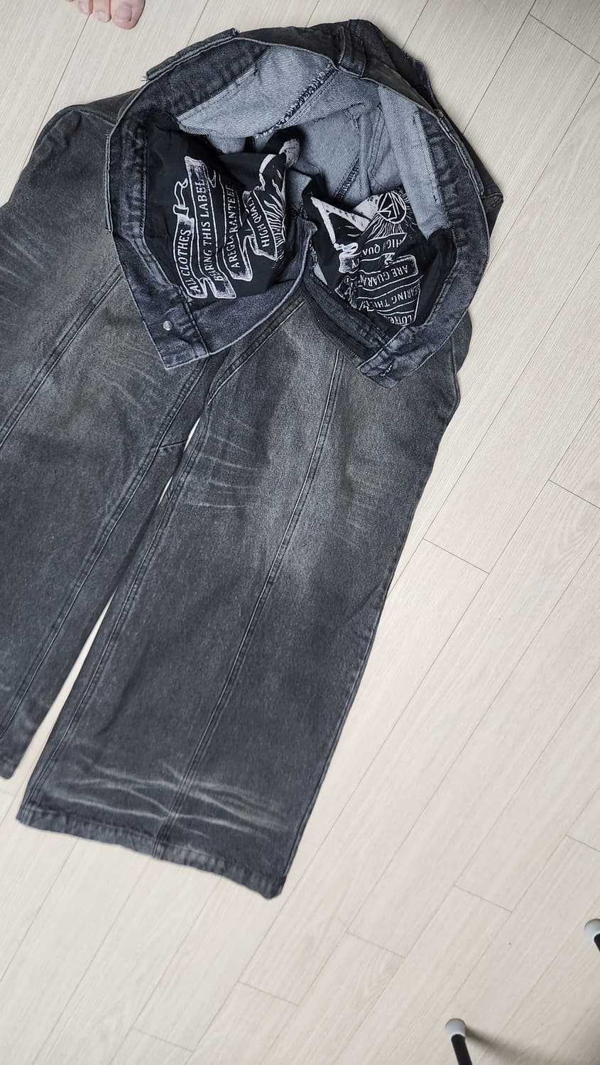 노페이스스튜디오 듄 배기 데님 S 상품이미지3